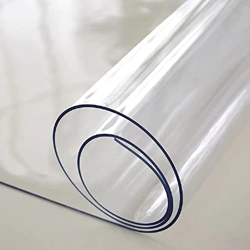 Kokey-xy Transparente Kunststoff-Tischdecke, 2 mm, verschiedene Größen, PVC-Abdeckung, transparent, Matte, stark, wasserdicht, Schutztischdecke, 60 x 100 cm Kokey-xy Transparente Kunststoff-Tischdecke, 2 mm, verschiedene Größen, PVC-Abdeckung, transparent, Matte, stark, wasserdicht, Schutztischdecke, 60 x 100 cm von Kokey-xy