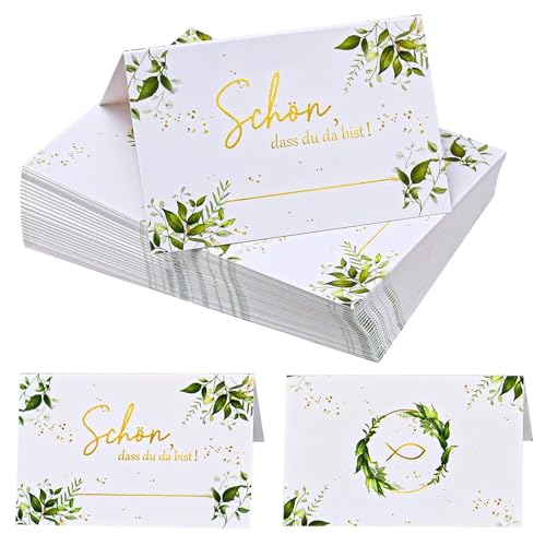 50 Stück Tischkarten Geburtstag, Premium Tischkarten, Namensschilder Hochzeit, Namenskarten Blanko Tischdeko für Hochzeit Geburtstag Konfirmation Kommunion Taufe Feier 5.5 x 8.5cm 50 Stück Tischkarten Geburtstag, Premium Tischkarten, Namensschilder Hochzeit, Namenskarten Blanko Tischdeko für Hochzeit Geburtstag Konfirmation Kommunion Taufe Feier 5.5 x 8.5cm von Kokoie