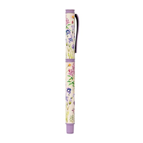 Kokonote Botanical Wild Flowers Kugelschreiber Schwarz - Kugelschreiber Hochwertig Cooler Stift mit Geschenkbox - Tintenroller von Kokonote