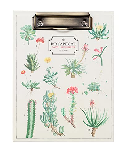 Kokonote Klemmbrettmappe A5 - Klemmbrett Mappe mit Motiv Botanical Cacti -Schreibbrett Klemmbrett A4 Kokonote Klemmbrettmappe A5 - Klemmbrett Mappe mit Motiv Botanical Cacti -Schreibbrett Klemmbrett A4 von Grupo Erik