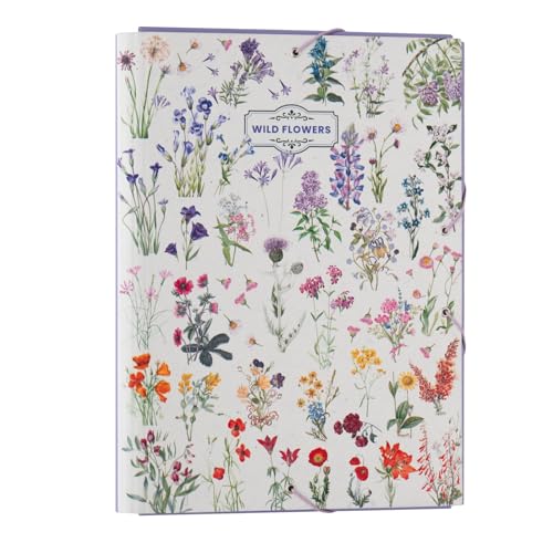 Grupo Erik Mappe A4 - Eckspannmappe Wild Flowers - Heftmapppe A4 Jungen und Mädchen - Sammelmappe A4 mit Gummizug Grupo Erik Mappe A4 - Eckspannmappe Wild Flowers - Heftmapppe A4 Jungen und Mädchen - Sammelmappe A4 mit Gummizug von Grupo Erik