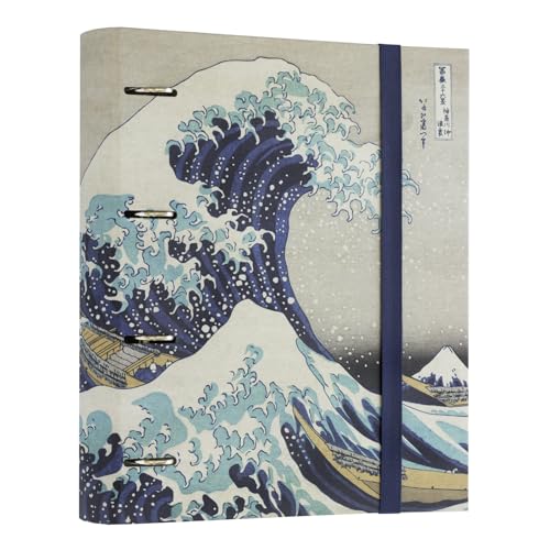 Grupo Erik Ringordner 4 Ringe, Rinbuchordner Hokusai Japanische Kunst, Ordner Die Größe Welle vor Kanagawa Ordner A4 für Ihre Dokumente, das Lernen oder die Arbeit Grupo Erik Ringordner 4 Ringe, Rinbuchordner Hokusai Japanische Kunst, Ordner Die Größe Welle vor Kanagawa Ordner A4 für Ihre Dokumente, das Lernen oder die Arbeit von Grupo Erik