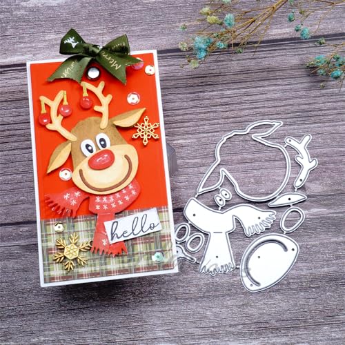 Kokorosa Joyous Deer Stanzformen für Kartenherstellung, Metall-Stanzformen, Kartenherstellung, Tier-Serie von Scrapbook-Dekoration, geeignet für Halloween, Weihnachten, Erntedankfest ... Kokorosa Joyous Deer Stanzformen für Kartenherstellung, Metall-Stanzformen, Kartenherstellung, Tier-Serie von Scrapbook-Dekoration, geeignet für Halloween, Weihnachten, Erntedankfest ... von Kokorosa