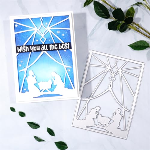 Kokorosa Scrapbooking-Stanzformen, Krippen-Stanzformen, Metall-Stanzformen zum Basteln, Stanzformen für Kartenherstellung, geeignet für Party, Urlaub Kokorosa Scrapbooking-Stanzformen, Krippen-Stanzformen, Metall-Stanzformen zum Basteln, Stanzformen für Kartenherstellung, geeignet für Party, Urlaub von Kokorosa