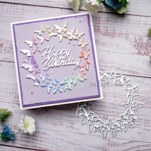 Kokorosa Scrapbooking-Stanzformen, Kunst-Stanzformen, Metall-Stanzformen zum Basteln, Stanzformen für Kartenherstellung, geeignet für Party, Hochzeit, Urlaub usw. (17) von Kokorosa