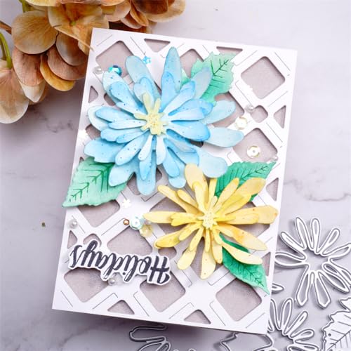 Kokorosa Stanzformen für Scrapbooking, Blumen-Stanzformen, Metall-Stanzformen zum Basteln, Stanzformen für Kartenherstellung, geeignet für Party, Hochzeit, Urlaub usw. (mehrjährige Blume, 14,5 x 15,7 Kokorosa Stanzformen für Scrapbooking, Blumen-Stanzformen, Metall-Stanzformen zum Basteln, Stanzformen für Kartenherstellung, geeignet für Party, Hochzeit, Urlaub usw. (mehrjährige Blume, 14,5 x 15,7 von Kokorosa