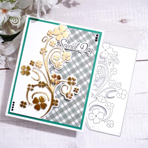 Kokorosa Stanzformen für Scrapbooking, Blumen-Stanzformen, Metall-Stanzformen zum Basteln, Stanzformen für Kartenherstellung, geeignet für Party, Hochzeit, Urlaub usw. (vierblättrige Blumen, 14 x 9,8 Kokorosa Stanzformen für Scrapbooking, Blumen-Stanzformen, Metall-Stanzformen zum Basteln, Stanzformen für Kartenherstellung, geeignet für Party, Hochzeit, Urlaub usw. (vierblättrige Blumen, 14 x 9,8 von Kokorosa