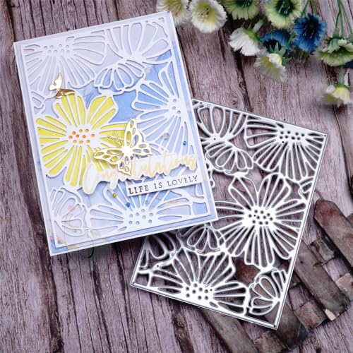 Kokorosa Stanzschablonen für Scrapbooking, Blumen-Stanzformen, Metall-Stanzformen zum Basteln, Stanzformen für Kartenherstellung, geeignet für Party, Hochzeit, Urlaub usw. von Kokorosa