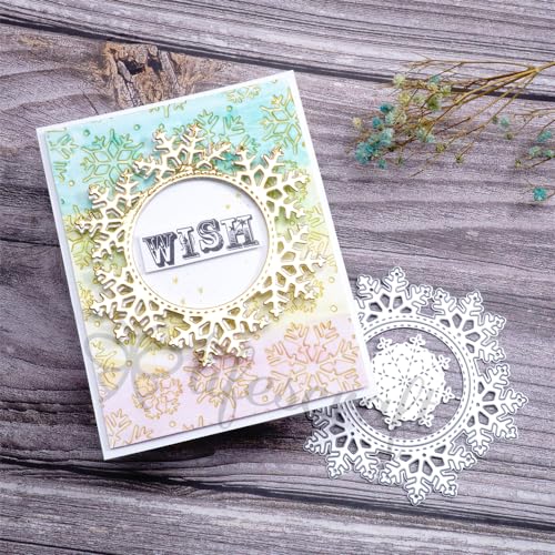Kokorosa Weihnachts-Stanzformen für Kartenherstellung, Metalldekoration, Winterkarten, geeignet für Feiern, Hochzeiten, Partys, Scrapbooking, Basteln, Heimwerken (12) von Kokorosa