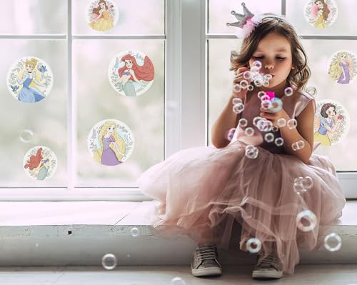 Disney Fenstersticker - Princess Kindness Bubbles - Größe 30 x 30 cm, 2 Bogen - Kinderzimmer, Babyzimmer, Fensteraufkleber, Fensterbild Disney Fenstersticker - Princess Kindness Bubbles - Größe 30 x 30 cm, 2 Bogen - Kinderzimmer, Babyzimmer, Fensteraufkleber, Fensterbild von Komar