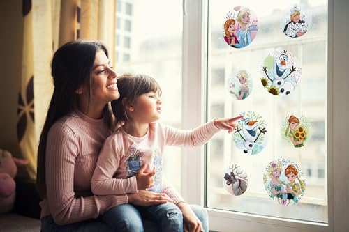Fensterbild Frozen Springday Bubbles - Größe 30 x 30 cm, 2 Bogen - Fenstersticker, Disney, Kinderzimmer, Babyzimmer, Frozen, Bunt Fensterbild Frozen Springday Bubbles - Größe 30 x 30 cm, 2 Bogen - Fenstersticker, Disney, Kinderzimmer, Babyzimmer, Frozen, Bunt von Komar