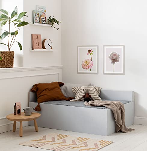 Komar - Floral Delights - 2 Bilderrahmen Holz mit 2 Art Poster je 30x40 cm - Schlafzimmer, Wohnzimmer Dekoration von Komar