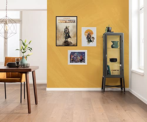 Komar - Mandalorian Empire - 3 Bilderrahmen Holz mit 3 Wandbilder 30x40 cm (2x) und 50x70 cm von Komar