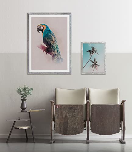 Komar - Tropicalflair - 2 Bilderrahmen Holz mit 2 Art Poster 30x40 cm und 50x70 cm - Schlafzimmer, Wohnzimmer Dekoration von Komar