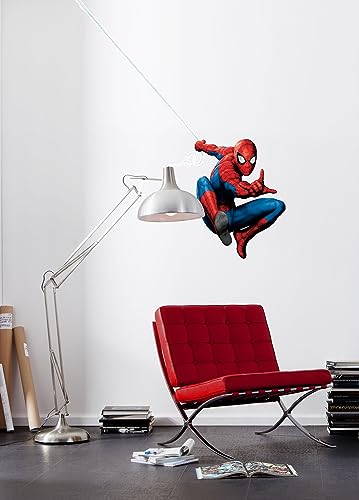 Spider-Man Wandtattoo von Komar - Größe 50 x 70 cm - Wandsticker, Aufkleber, Wandaufkleber, Kinderzimmer, Spiderman, Marvel von Komar