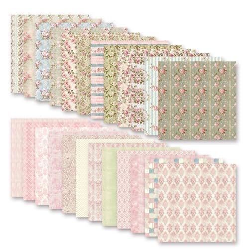24 Blatt 30,5 x 30,5 cm doppelseitiges Scrapbook-Papier, Boho-Decoupage-Papier mit 24 Stilen, Scrapbooking-Papier für Scrapbooking & Journaling 24 Blatt 30,5 x 30,5 cm doppelseitiges Scrapbook-Papier, Boho-Decoupage-Papier mit 24 Stilen, Scrapbooking-Papier für Scrapbooking & Journaling von Komergave