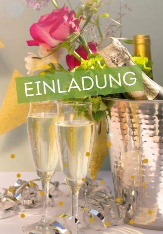 Karte Einladung Sekgläser 5 Karten 5 Einleger Karte Einladung Sekgläser 5 Karten 5 Einleger von Komma3