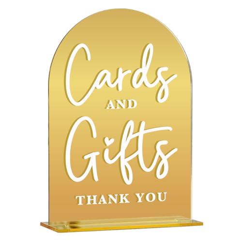 Acryl-Hochzeitsschild, Brautparty-Dekorationen, Karten und Geschenk-Schild für Zeremonie, moderne Schriftart, Tischschilder, goldfarbene spiegelgewölbte Acryl-Tischschilder für Hochzeitsempfang und Acryl-Hochzeitsschild, Brautparty-Dekorationen, Karten und Geschenk-Schild für Zeremonie, moderne Schriftart, Tischschilder, goldfarbene spiegelgewölbte Acryl-Tischschilder für Hochzeitsempfang und von KongMoTree