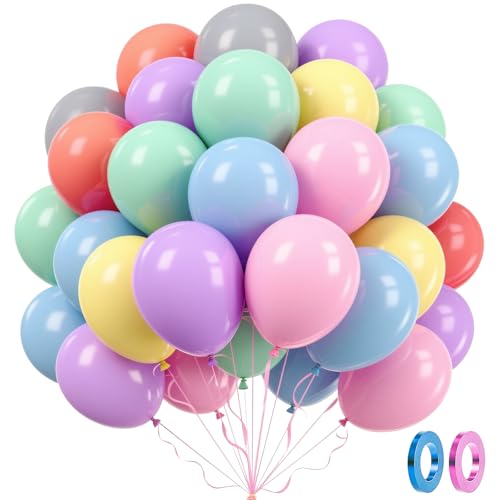 Luftballons Pastell 100 Stück, Bunt Luftballon Girlande, Ballons Geburtstag Helium, Pastellfarben 12 Zoll Ballons für Mädchen Frauen Kinder Hochzeit Babyparty Regenbogen Party Deko Luftballons Pastell 100 Stück, Bunt Luftballon Girlande, Ballons Geburtstag Helium, Pastellfarben 12 Zoll Ballons für Mädchen Frauen Kinder Hochzeit Babyparty Regenbogen Party Deko von Konoz