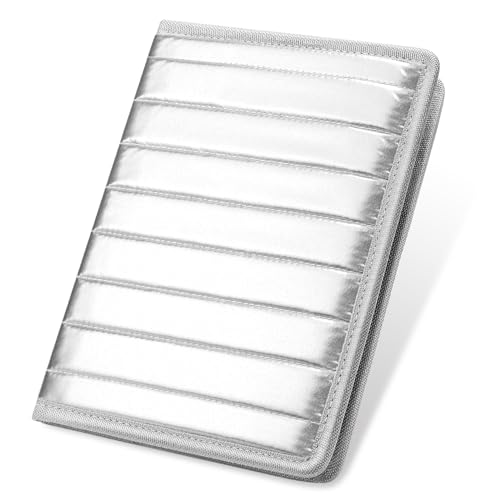 Konper Classic Padfolio/Junior Portfolio-Ordner, Business-A5-Ordner, Organizer, Notizblock für Männer und Frauen, 12,7 x 20,3 cm, Schreibblock enthalten, Silber Konper Classic Padfolio/Junior Portfolio-Ordner, Business-A5-Ordner, Organizer, Notizblock für Männer und Frauen, 12,7 x 20,3 cm, Schreibblock enthalten, Silber von Konper