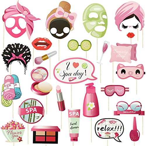 Konsait 26 PCS Spa-Party Fotorequisiten - Zubehör und Dekorationen für Mädchen, Frauen, Geburtstag und Übernachtungsparty Konsait 26 PCS Spa-Party Fotorequisiten - Zubehör und Dekorationen für Mädchen, Frauen, Geburtstag und Übernachtungsparty von Konsait
