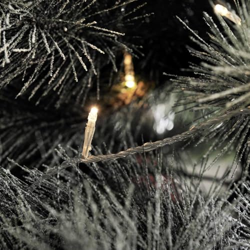 Konstsmide 3609-103 Micro LED Lichterkette / für Außen (IP44) / 24V Außentrafo / 20 warm weiße Dioden / transparentes Kabel von Konstsmide