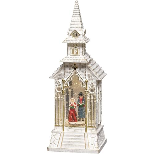 Konstsmide 4366-200 Kirche Warmweiß LED Weiß beschneit, mit Wasser gefuellt, Timer, mit Schalter Konstsmide 4366-200 Kirche Warmweiß LED Weiß beschneit, mit Wasser gefuellt, Timer, mit Schalter von Konstsmide
