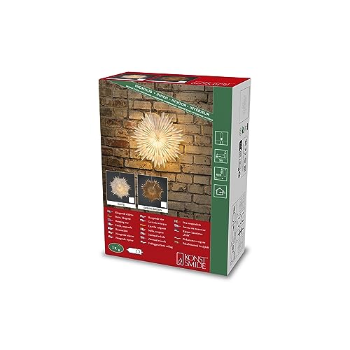 Konstsmide Greige brauner Papierstern, inkl. Anschlusskabel mit an/aus Schalter, ohne Leuchtmittel, E14 Lampenhalterung, 230V, Innen, weißes Kabel - 5932-360 Konstsmide Greige brauner Papierstern, inkl. Anschlusskabel mit an/aus Schalter, ohne Leuchtmittel, E14 Lampenhalterung, 230V, Innen, weißes Kabel - 5932-360 von Konstsmide
