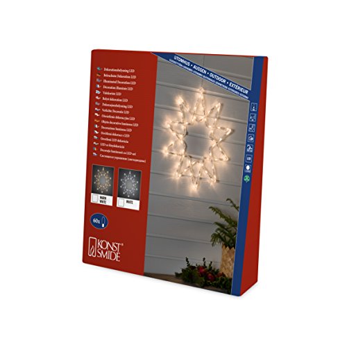 Konstsmide LED Acryl Stern, 10 Zacken, 60 warm weiße Dioden, 24V Außentrafo, transparentes Kabel - 4481-103 Konstsmide LED Acryl Stern, 10 Zacken, 60 warm weiße Dioden, 24V Außentrafo, transparentes Kabel - 4481-103 von Konstsmide