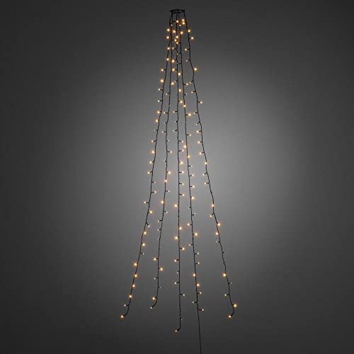 Konstsmide LED Baummantel mit Ring, für Weihnachtsbaum, 5 Stränge à 50 Dioden, vormontiert, 250 bernsteinfarbene Dioden, 24V Innentrafo, dunkelgrünes Kabel - 6362-820 Konstsmide LED Baummantel mit Ring, für Weihnachtsbaum, 5 Stränge à 50 Dioden, vormontiert, 250 bernsteinfarbene Dioden, 24V Innentrafo, dunkelgrünes Kabel - 6362-820 von Konstsmide