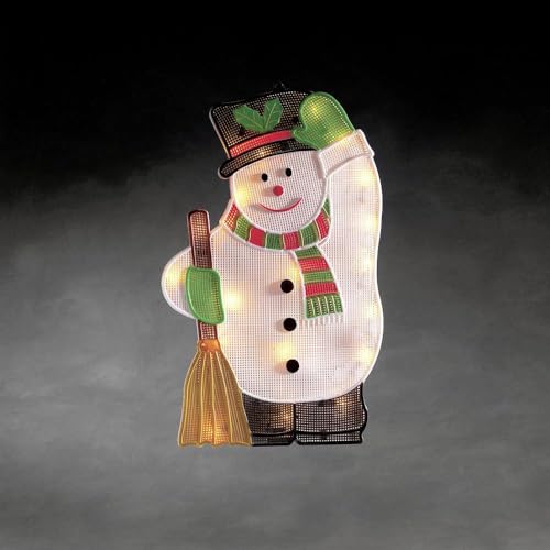 Konstsmide LED Fensterbild, Schneemann, 20 warm weiße Dioden, 230V, Innen, weißes Kabel - 2851-010 Konstsmide LED Fensterbild, Schneemann, 20 warm weiße Dioden, 230V, Innen, weißes Kabel - 2851-010 von Konstsmide