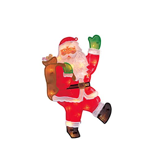 Konstsmide LED Fensterbild, Weihnachtsmann, 20 warm weiße Dioden, 230V, Innen, weißes Kabel - 2850-010 Konstsmide LED Fensterbild, Weihnachtsmann, 20 warm weiße Dioden, 230V, Innen, weißes Kabel - 2850-010 von Konstsmide