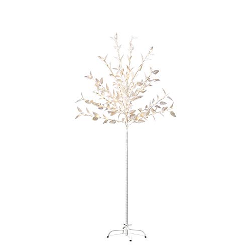 Konstsmide LED Lichterbaum, mittel, weiß, mit weißen Blättern, 180 warm weiße Dioden, 24V Außentrafo, weißes Kabel - 3383-100 Konstsmide LED Lichterbaum, mittel, weiß, mit weißen Blättern, 180 warm weiße Dioden, 24V Außentrafo, weißes Kabel - 3383-100 von Konstsmide