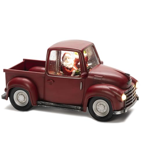 Konstsmide LED Pick-up mit Weihnachtsmann, wassergefüllt, rot, mit Weihnachtsmann als Fahrer, mit an/aus Schalter, 5h Timer, rot, batteriebetrieben, Innen, 3 warm weiße Dioden - 4384-550 Konstsmide LED Pick-up mit Weihnachtsmann, wassergefüllt, rot, mit Weihnachtsmann als Fahrer, mit an/aus Schalter, 5h Timer, rot, batteriebetrieben, Innen, 3 warm weiße Dioden - 4384-550 von Konstsmide