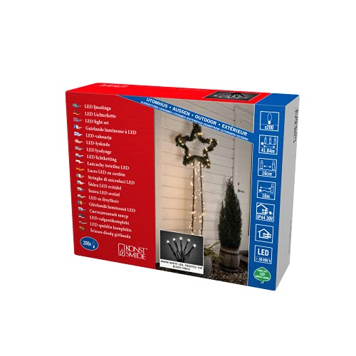 Konstsmide Micro LED Lichterkette, gefrostet, 200 warm weiße Dioden, 30V Außentrafo, weißes Kabel - 3813-102 Konstsmide Micro LED Lichterkette, gefrostet, 200 warm weiße Dioden, 30V Außentrafo, weißes Kabel - 3813-102 von Konstsmide