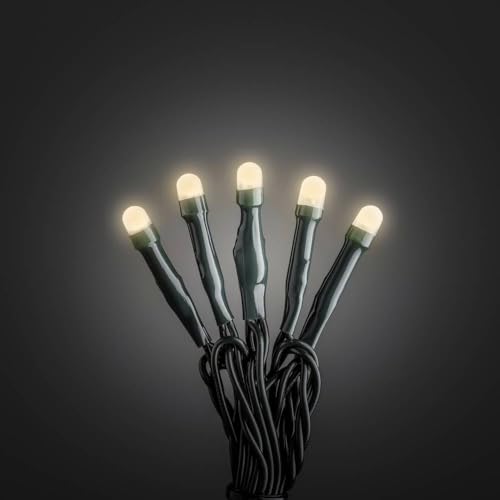 Konstsmide Micro LED Lichterkette, gefrostet, verschweißt, 20 bernsteinfarbene Dioden, 30V Innentrafo, dunkelgrünes Kabel - 6341-820 Konstsmide Micro LED Lichterkette, gefrostet, verschweißt, 20 bernsteinfarbene Dioden, 30V Innentrafo, dunkelgrünes Kabel - 6341-820 von Konstsmide