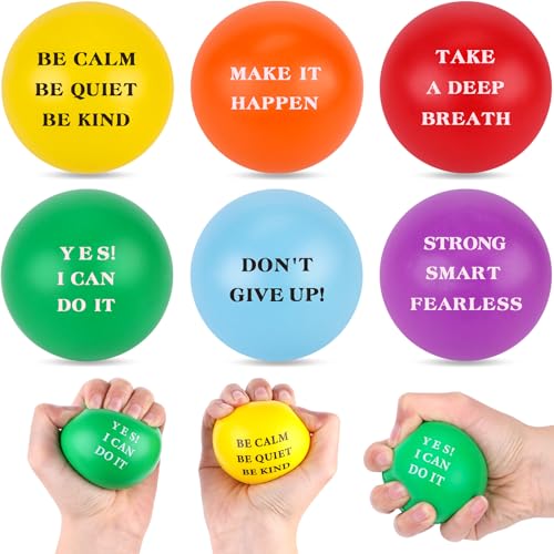Koogel 6 Stück Stressball Erwachsene,Motivierende Anti Stress bälle Lustige Quetschball Squeeze Bälle Spielzeugball zur Linderung von Angst und Wut als Geschenk Mitgebsel Kindergeburtstag Koogel 6 Stück Stressball Erwachsene,Motivierende Anti Stress bälle Lustige Quetschball Squeeze Bälle Spielzeugball zur Linderung von Angst und Wut als Geschenk Mitgebsel Kindergeburtstag von Koogel