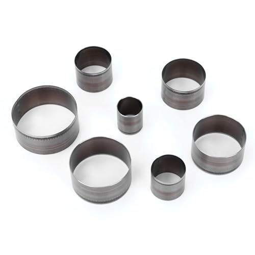 KooingTech 7 Stücke Lochstanzer, Locheisen, Kreisstanzer, Runde Locher Werkzeug Set Leder Stanzer Lederhandwerk Messerform Stanzwerkzeug 20mm 25mm 30mm 35mm 40mm 45mm 50mm KooingTech 7 Stücke Lochstanzer, Locheisen, Kreisstanzer, Runde Locher Werkzeug Set Leder Stanzer Lederhandwerk Messerform Stanzwerkzeug 20mm 25mm 30mm 35mm 40mm 45mm 50mm von KooingTech