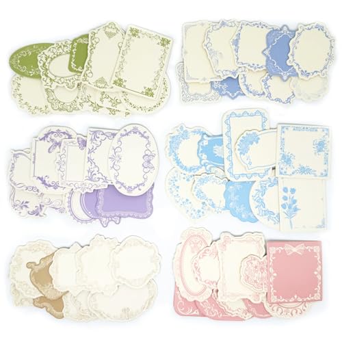 180 Stück mehrfarbiges Scrapbooking-Papier, Vintage-Etikett, ästhetisches Dekorationspapier, dekorativ für DIY, Decoupage, Junk-Tagebuch, Scrapbooking-Zubehör 180 Stück mehrfarbiges Scrapbooking-Papier, Vintage-Etikett, ästhetisches Dekorationspapier, dekorativ für DIY, Decoupage, Junk-Tagebuch, Scrapbooking-Zubehör von Koolemon