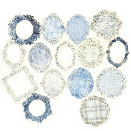 30 Stück Spitzenrahmen-Material Papier, Blumenhintergrund, dekoratives Bastelpapier, für Junk-Tagebuch, Tagebuch, Tagebuch, Verzierung, Scrapbooking, Zubehör, Bastelarbeiten 30 Stück Spitzenrahmen-Material Papier, Blumenhintergrund, dekoratives Bastelpapier, für Junk-Tagebuch, Tagebuch, Tagebuch, Verzierung, Scrapbooking, Zubehör, Bastelarbeiten von Koolemon