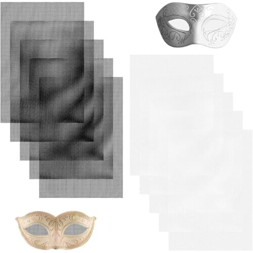 Koolenry 10-Pack-Pelze Anzug Augenmasken Netz PVC Eye für Pelz Cosplay-Requisiten, Mask DIY- Geeignet Koolenry 10-Pack-Pelze Anzug Augenmasken Netz PVC Eye für Pelz Cosplay-Requisiten, Mask DIY- Geeignet von Koolenry