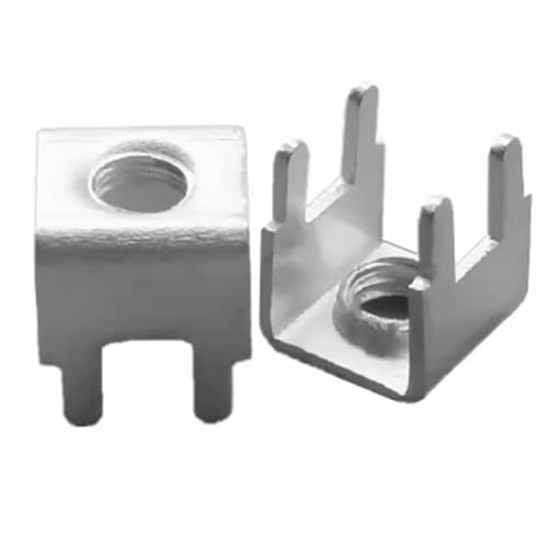 Koolenry 100 Stück 9,7 mm Hohe PCB-11-Erhöhung der PCB-Schweißklemme M3 Leiterplatten-Anschlussstecker mit Schraube Koolenry 100 Stück 9,7 mm Hohe PCB-11-Erhöhung der PCB-Schweißklemme M3 Leiterplatten-Anschlussstecker mit Schraube von Koolenry