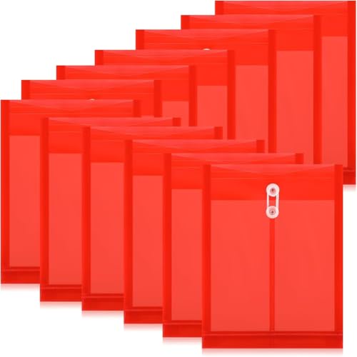 Koolenry 12er-Pack Kunststoff-Aktenordner für A4-Dokumente, Kunststoff-Umschläge für Schule und Zuhause Koolenry 12er-Pack Kunststoff-Aktenordner für A4-Dokumente, Kunststoff-Umschläge für Schule und Zuhause von Koolenry