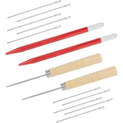 Koolenry 14-Teiliges Rerooting-Werkzeug für Puppenhaar, 0,5-0,7 Mm, Stricknadeln Aus Messing für Puppen, Rassehaarimplantate und Häkelnadeln L Koolenry 14-Teiliges Rerooting-Werkzeug für Puppenhaar, 0,5-0,7 Mm, Stricknadeln Aus Messing für Puppen, Rassehaarimplantate und Häkelnadeln L von Koolenry