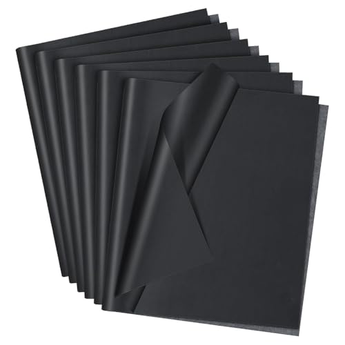 Koolenry 20 Blatt Graphit-Transferpapier, 17 X 24, Schwarzes Gewachstes Kohlepapier für Heimwerkerarbeiten, Zeichnen, Nachzeichnen und Übertragen. Koolenry 20 Blatt Graphit-Transferpapier, 17 X 24, Schwarzes Gewachstes Kohlepapier für Heimwerkerarbeiten, Zeichnen, Nachzeichnen und Übertragen. von Koolenry