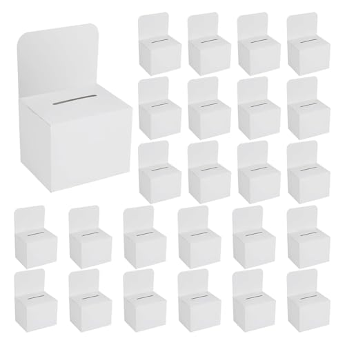 Koolenry 24 Pack -Pack -Karton -Stimmzettel -Gewinnspielkästen mit Slot und Spendenboxen zum Sammeln Von Visitenkartenabstimmungen zum Sammeln Von Kartenabstimmungen Koolenry 24 Pack -Pack -Karton -Stimmzettel -Gewinnspielkästen mit Slot und Spendenboxen zum Sammeln Von Visitenkartenabstimmungen zum Sammeln Von Kartenabstimmungen von Koolenry