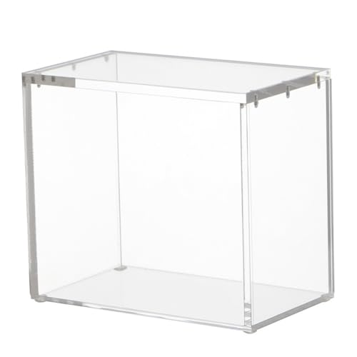 Koolenry Acryl -Gehäuse Beschützer Klarer Acryllid -Magnetverschluss Top -Beladung für Sammlerstücke und Figurenkarte von Koolenry