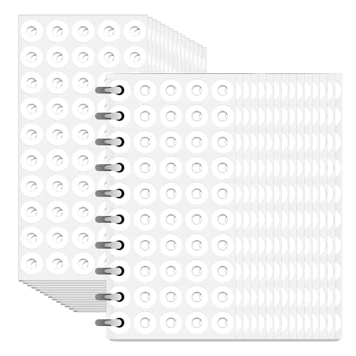 Koolenry Bindemittel-Loch-Protektoren 2500 PCS-1/4 "Durchmesser Lochverstärkungsaufkleber, Selbstklebende Papierlochverstärkung Koolenry Bindemittel-Loch-Protektoren 2500 PCS-1/4 "Durchmesser Lochverstärkungsaufkleber, Selbstklebende Papierlochverstärkung von Koolenry