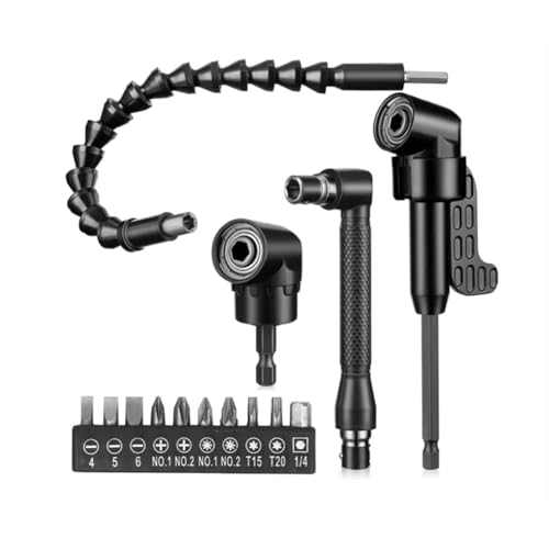 Koolenry Bohrbitverlängerung 1/4 Hex 14 Stcs Flexible Verlängerung Set Biegbar Bohrbit 105 Rechtwinkel 90 Rechtswinkelbohrer Koolenry Bohrbitverlängerung 1/4 Hex 14 Stcs Flexible Verlängerung Set Biegbar Bohrbit 105 Rechtwinkel 90 Rechtswinkelbohrer von Koolenry