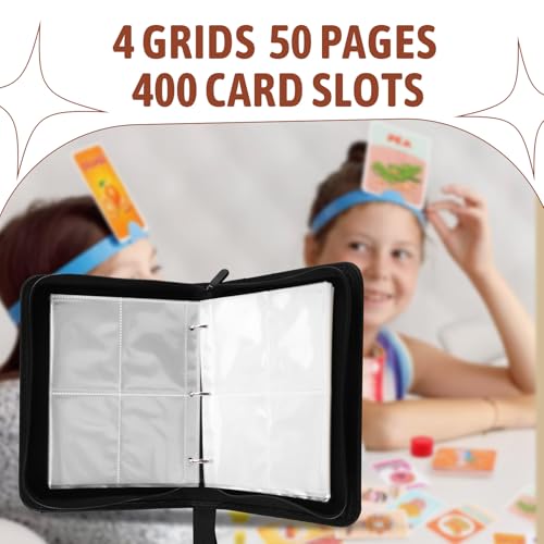 Koolenry Doppelsieger 4 - Binder, Kartenbinder Album Buckle für Baseball -Fußball für Spielkarten von Koolenry